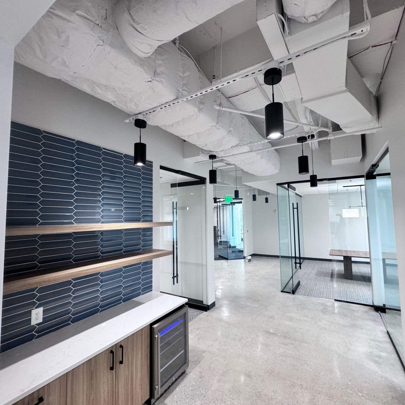Completed modern interior